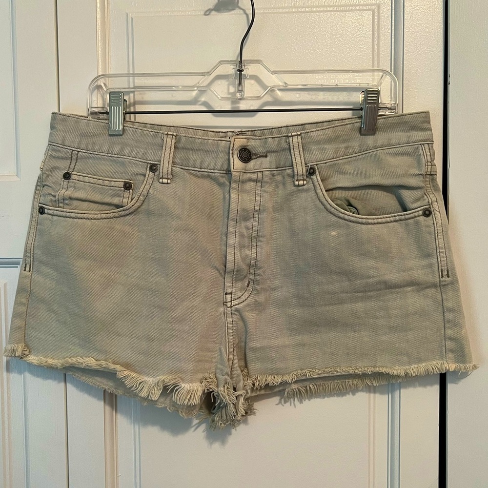 Free People denim shorts